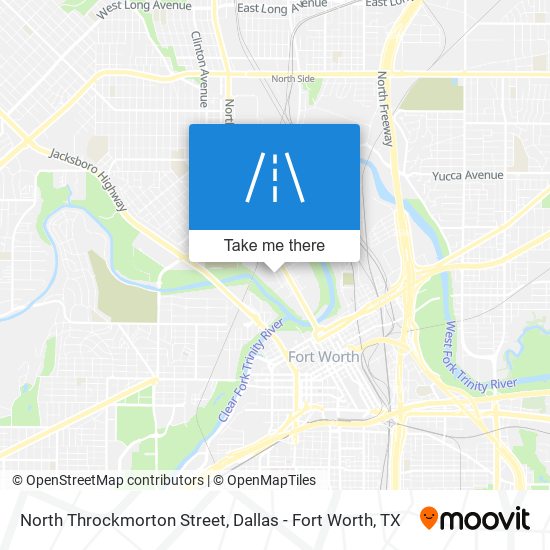 North Throckmorton Street map