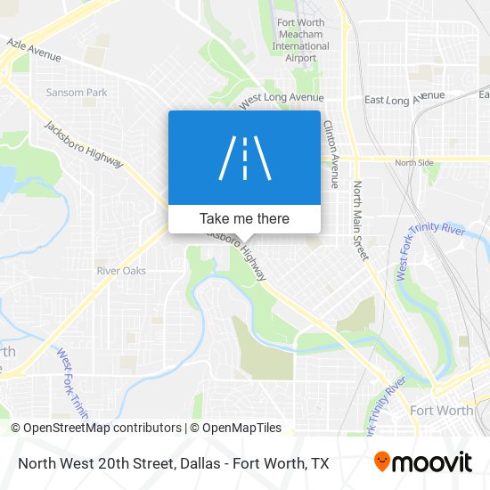 Mapa de North West 20th Street