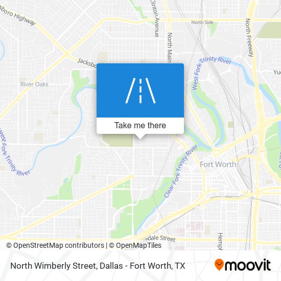 North Wimberly Street map