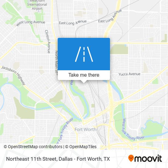 Northeast 11th Street map