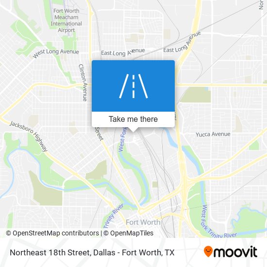 Northeast 18th Street map