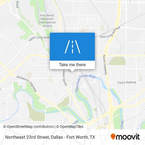 Mapa de Northeast 23rd Street