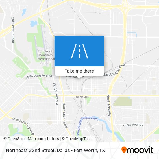 Northeast 32nd Street map