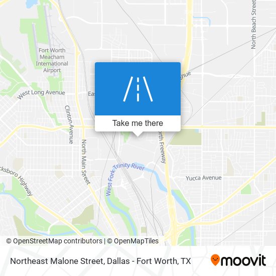 Northeast Malone Street map