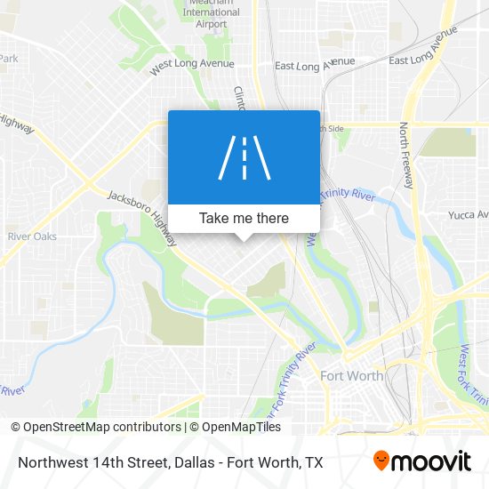 Mapa de Northwest 14th Street