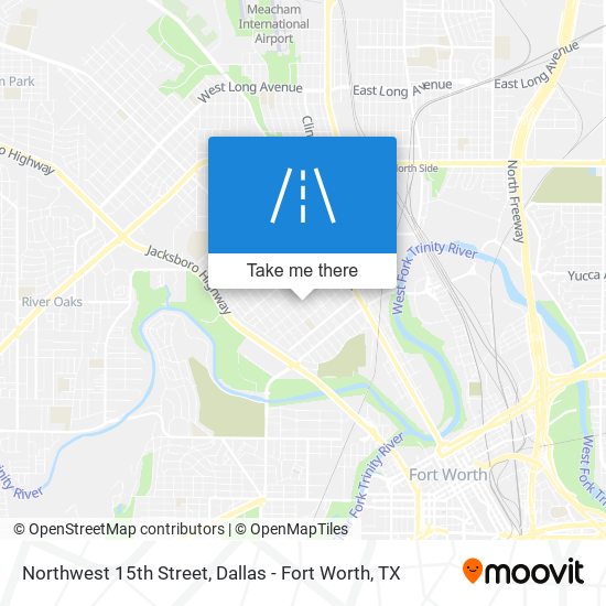 Northwest 15th Street map