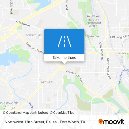 Mapa de Northwest 18th Street