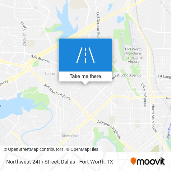 Mapa de Northwest 24th Street