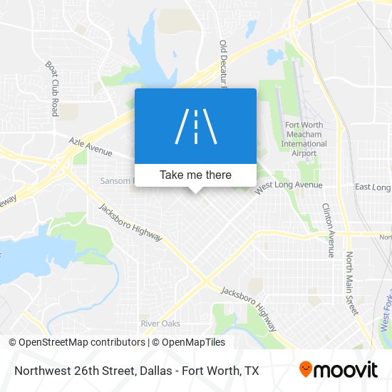 Northwest 26th Street map