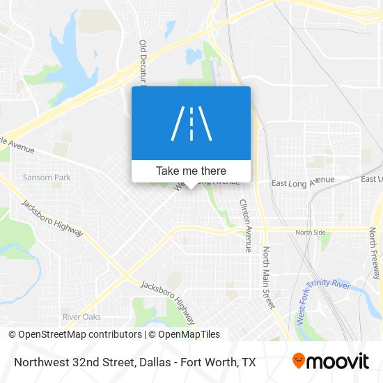 Mapa de Northwest 32nd Street