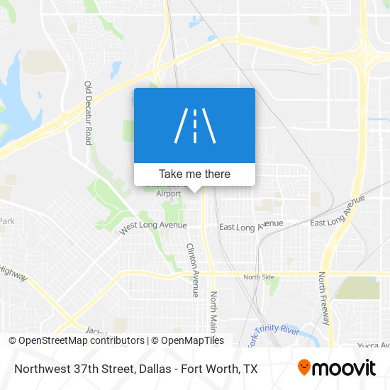 Northwest 37th Street map
