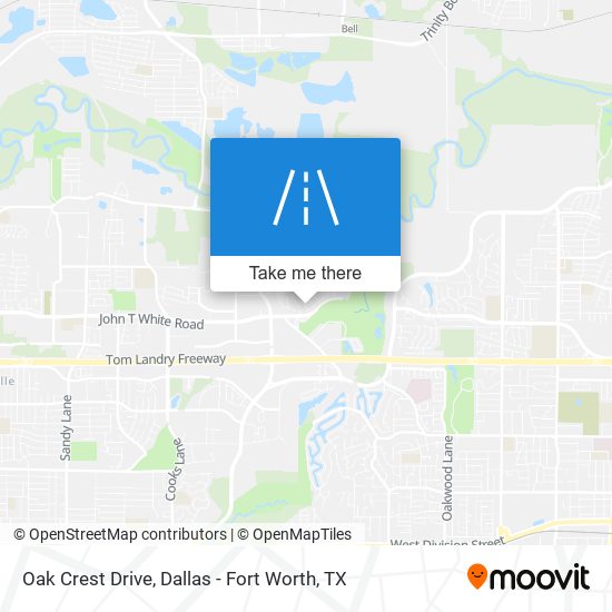 Mapa de Oak Crest Drive