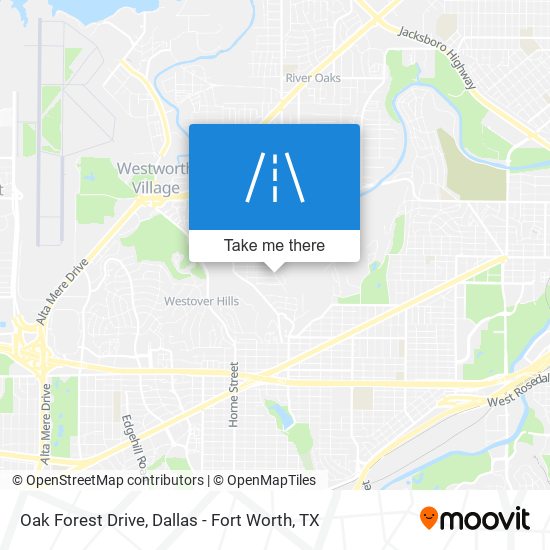 Oak Forest Drive map