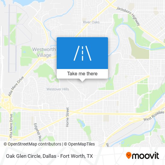 Oak Glen Circle map
