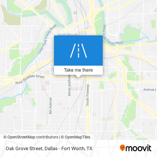 Mapa de Oak Grove Street