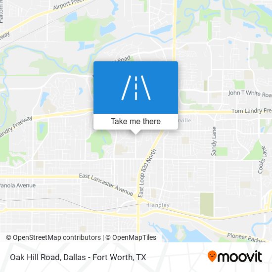 Mapa de Oak Hill Road
