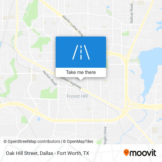 Oak Hill Street map