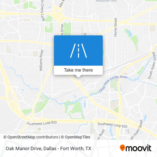 Oak Manor Drive map