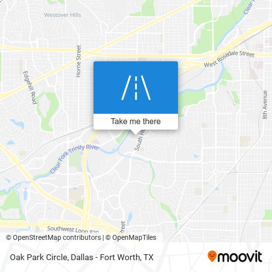 Mapa de Oak Park Circle