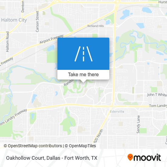 Mapa de Oakhollow Court