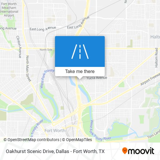 Mapa de Oakhurst Scenic Drive