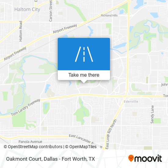Oakmont Court map