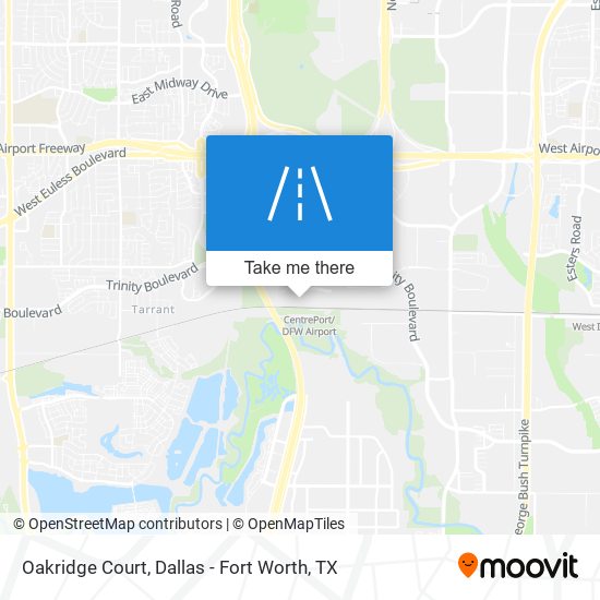 Mapa de Oakridge Court