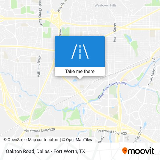 Oakton Road map