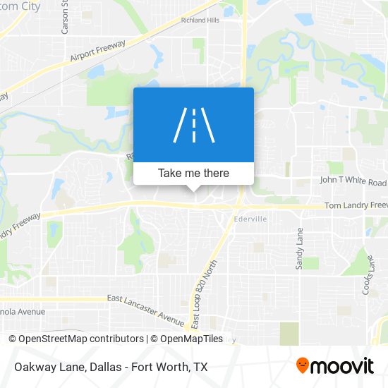 Oakway Lane map