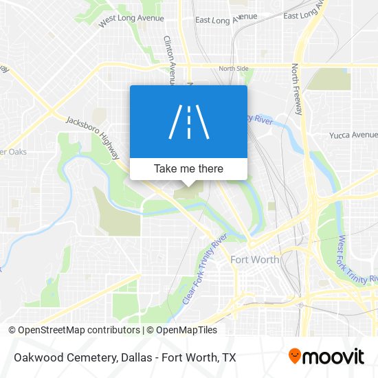Mapa de Oakwood Cemetery
