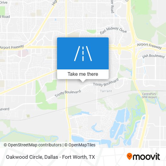 Oakwood Circle map