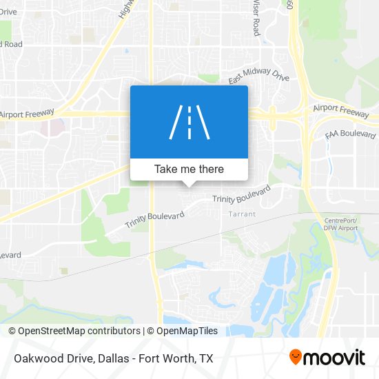 Mapa de Oakwood Drive