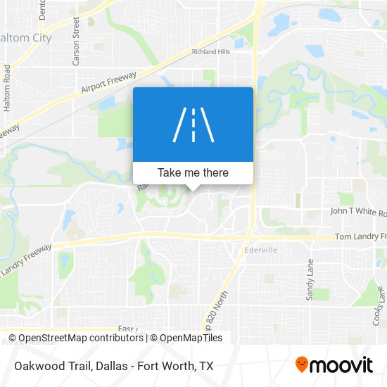 Mapa de Oakwood Trail