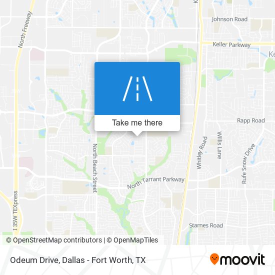 Odeum Drive map