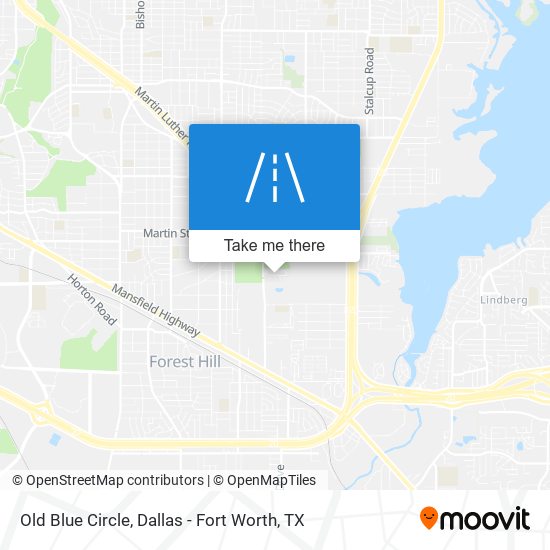 Old Blue Circle map