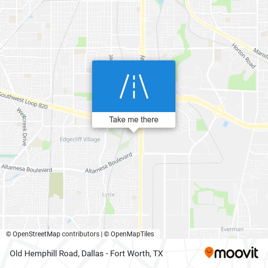 Old Hemphill Road map