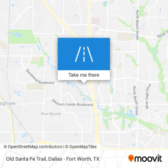 Mapa de Old Santa Fe Trail