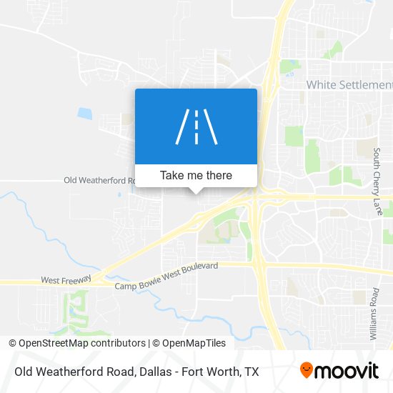 Mapa de Old Weatherford Road