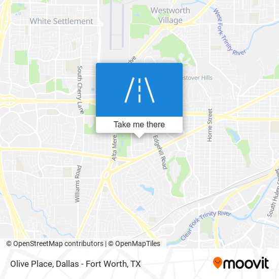 Olive Place map
