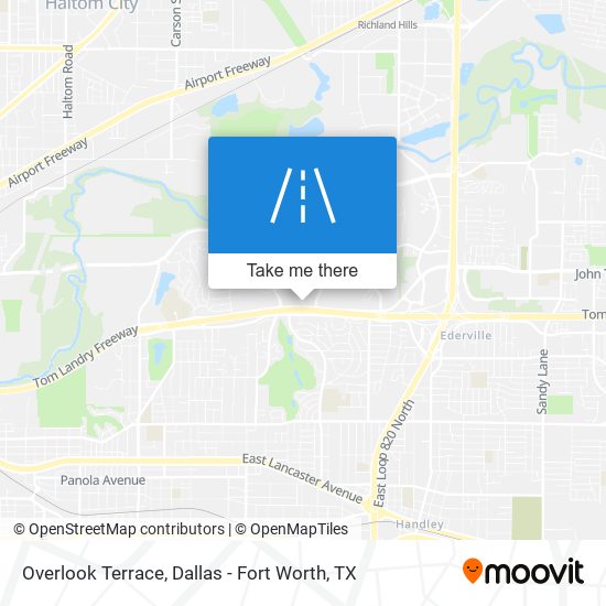 Overlook Terrace map