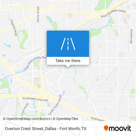 Overton Crest Street map
