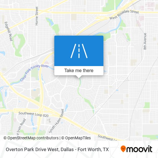 Overton Park Drive West map