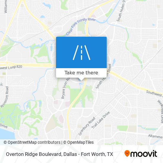 Mapa de Overton Ridge Boulevard