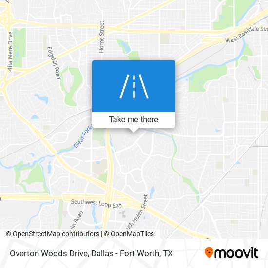 Overton Woods Drive map