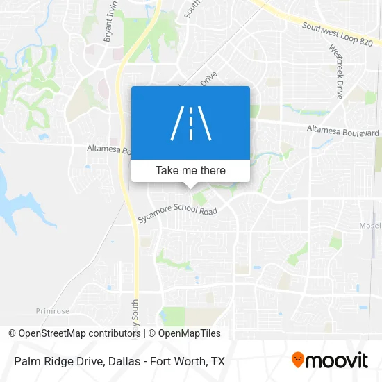 Mapa de Palm Ridge Drive