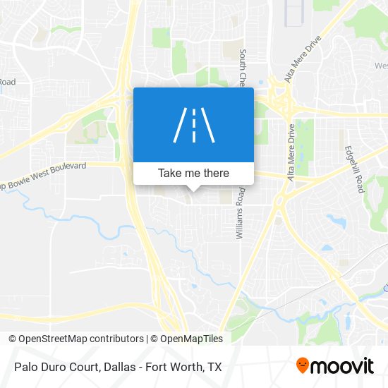 Mapa de Palo Duro Court