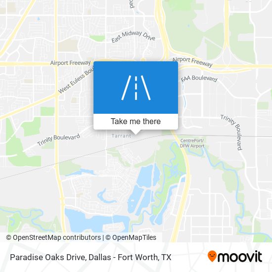 Mapa de Paradise Oaks Drive