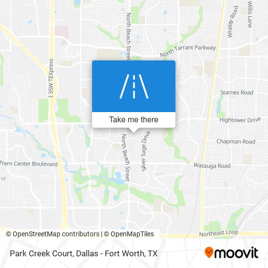 Park Creek Court map