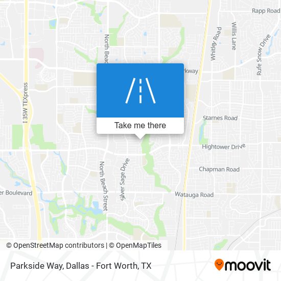 Parkside Way map