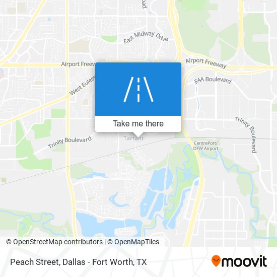 Mapa de Peach Street